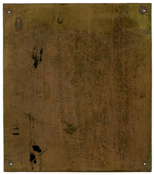 1902 Arts & Crafts Style Brass "Our Loving Cup" Plaque by Wharff-Eaton from Life Magazine