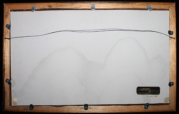 Mid-Late 19th C. Oil on Canvas Autumn Adirondack Scene, Likely Saranac 6