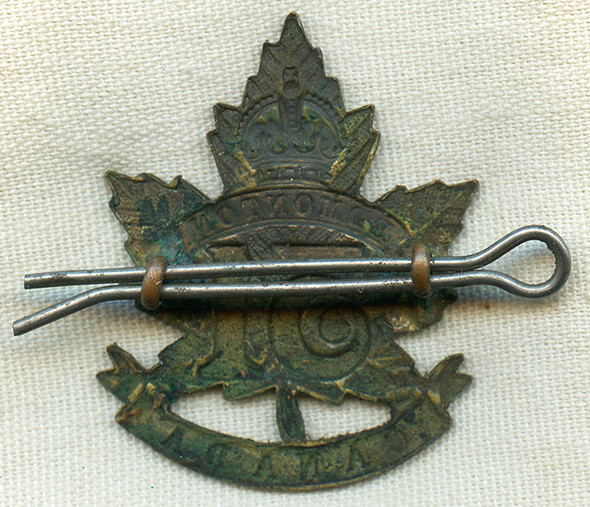WWI CEF 51st Edmonton Overseas Battalion Cap Badge Unmarked