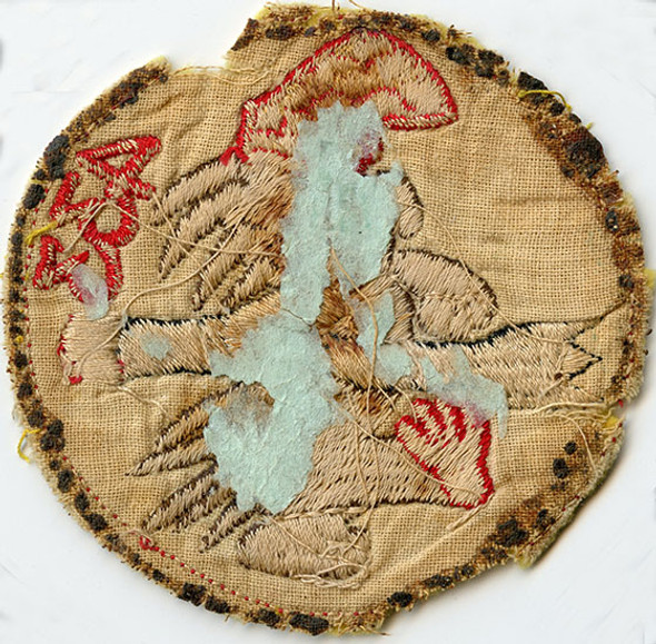 Rare 1950's RCAF 433 All Weather Fighter Squadron Jacket Patch w/ Walt Kelly's 'Porky Pine