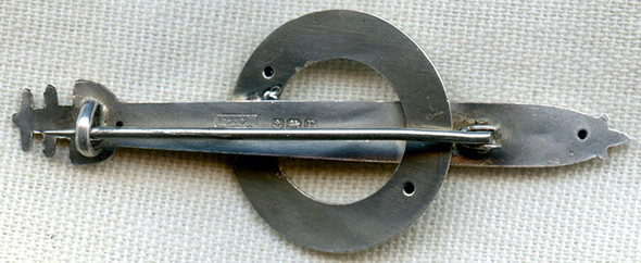 1916 Torpedo & Preserver Badge for HMS Ramilles Launching, Revenge-Class Ship of the Royal Navy