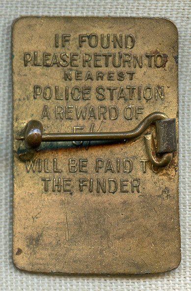 Wonderful WWII UK War Worker Badge for Rubery Owen Messier Ltd.