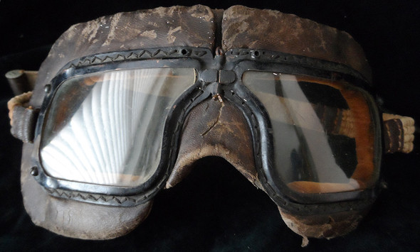 Rare, Early WWII RCAF Marked MKIII Pilot Goggles, Dated 1942