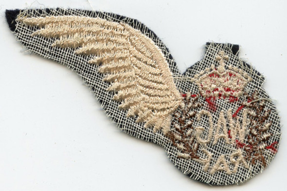 WWII Canadian-Made RAF (Royal Air Force) Wireless Air Gunner Wing for Battle Dress