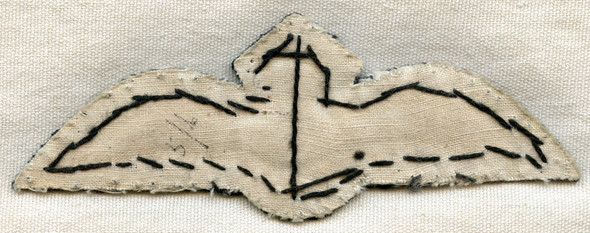 Beautiful UK-Made Early WWII RCAF Pilot Wing Padded for Service Dress
