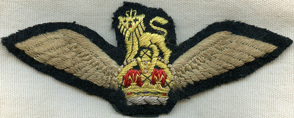 WWII RAF Glider Pilot Wing 316th Troop Carrier Group Lt. Howard Johnson Padded for Dress