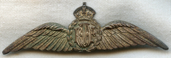 Sterling Korean War RAAF Pilot Wing by K. G. Luke Dated 1952<p> NO LONGER AVAILABLE