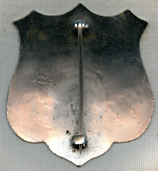 Extremely Rare ca 1900 1st Issue Vermont Fish & Game Warden Badge