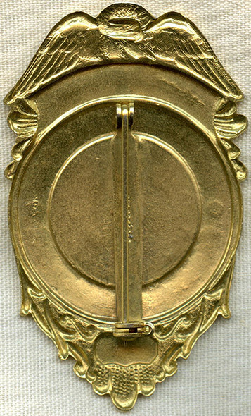 Great, Large 1960's NH Fish & Game Dept. Commissioner Badge