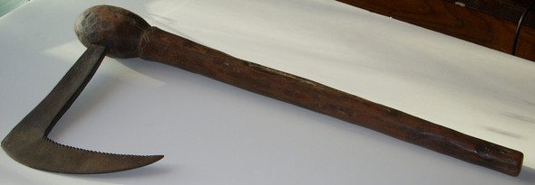 Very Nice Early 20th Century Congolese Battle Axe