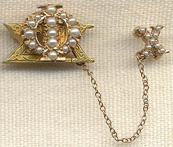1928 Phi Sigma Kappa 14K Gold Fraternal Pin