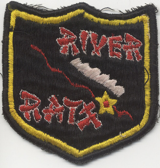 Vietnam War Thai-Made US Air Force "River Rats" Patch