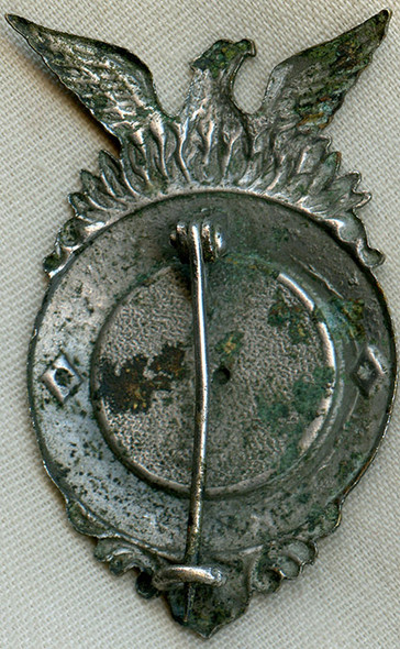 1902 Fire Muster Badge for Phoenix Fire Co. of Poughkeepsie, NY & Bussey Steamer Fire Co - Troy, NY