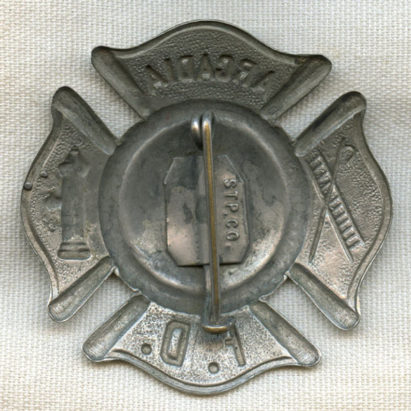 Rare Circa 1920s First Issue Arcadia, California Fire Badge