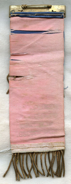 Early (1891) Goodwill Fire Co. No. 1 Parade Ribbon from Florida, New York