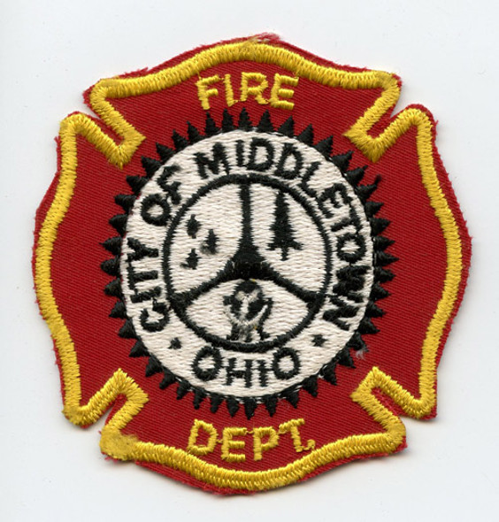 Circa 1960's Middletown, Ohio Fire Department Patch