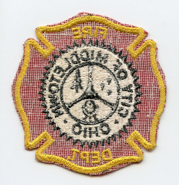 Circa 1960's Middletown, Ohio Fire Department Patch