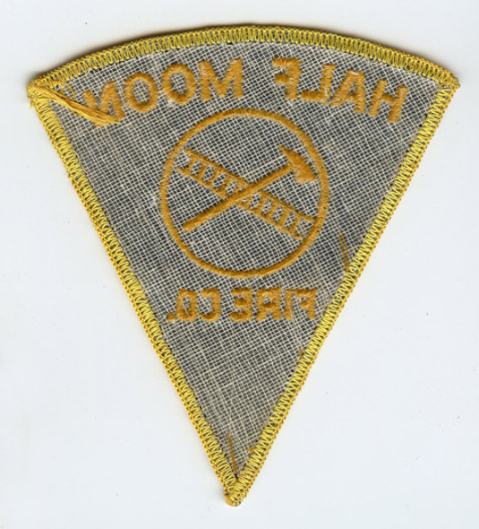 Circa 1970's Half Moon Fire Co. Auxiliary (New York) Fire Department Patch