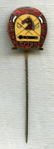 WWI Era Imperial German Cavalry & Field Artillery Association of Trier Stick Pin
