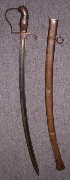 WWI Era (Dated 1915) Prussian Artillery Sabre M73 Made by Peter D. Luneschloss