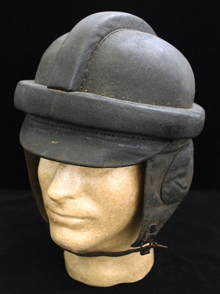 WWI Imperial German Army Air Services Flight Helmet Unit Marked Flieger BN 1 & Dated 1916
