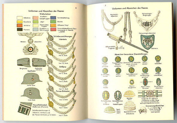 1938 "Deutsche Uniformen" NSDAP (National Socialist German Workers' Party) Booklet