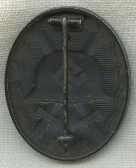 Nice, Lightly Worn WWII German Army Black Wound Badge