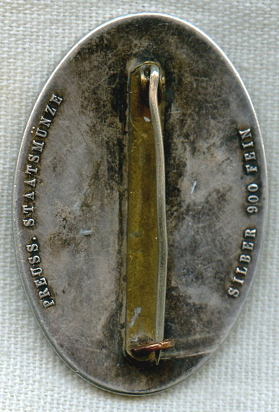 Rare Nazi Era Prussian Firefighter Service Medal Erinnerungszeichen Verdienste um das Feuerloschwese