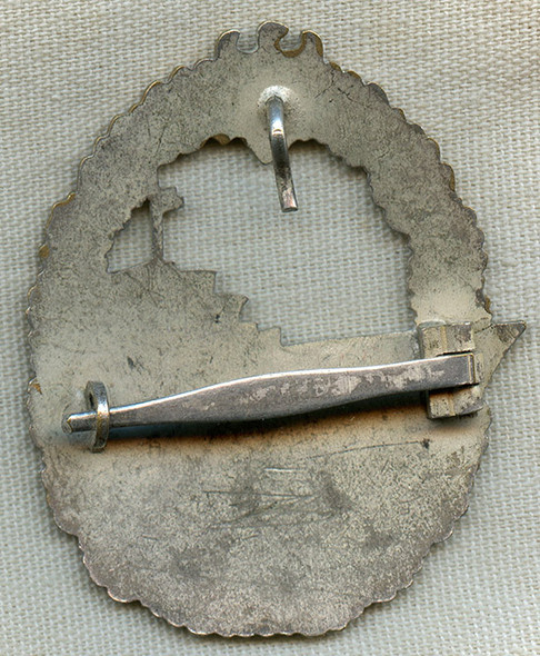 Great Early WWII Tombak Kriegsmarine Destroyer Badge in Excellent Condition