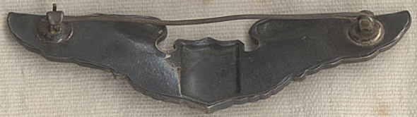 Circa 1930 US Air Corps (USAC) Pilot Wing in Unmarked Sterling