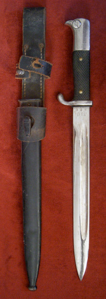 Extremely Rare Untouched Deutsches Reichs-Post Dress Bayonet with Frog - Fresh!