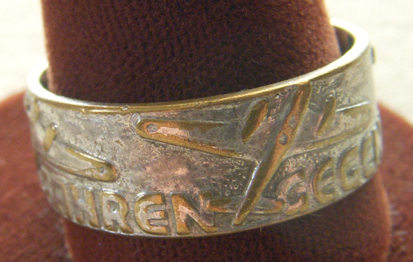 Great Early WWII Battle of Britain Luftwaffe Crew Member Ring