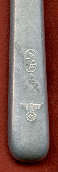 Dated 1942 NSDAP Nationalsozialistische Deutsche Arbeiterpart Political Party Silverware Knife S&HL