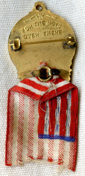 Wonderful WWI Victory Bowling Tournament Participant Badge from 1918