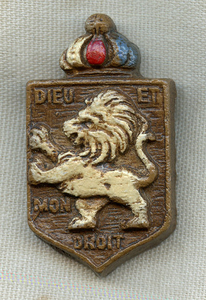 Wonderful Bundles for Britain BFB Donation Badge in Resin & Wood from St. Dunstan's Cathedral Ruins