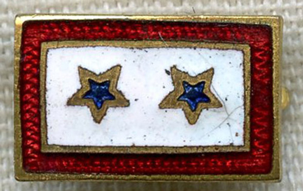 WWI (Two) Sons-in-Service Pin with Patent Mark