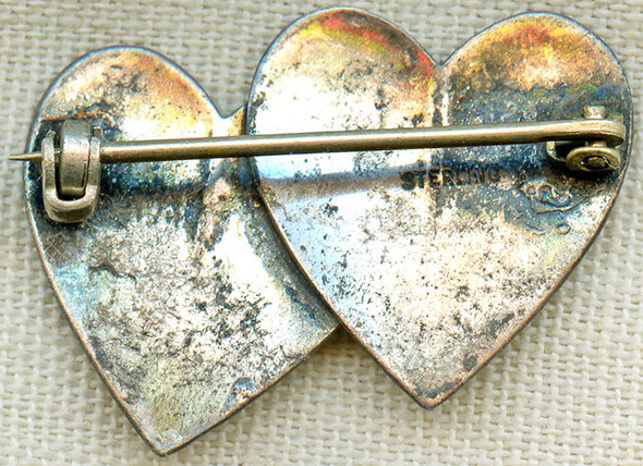 Sterling WWII US Army Air Forces Sweetheart Pin