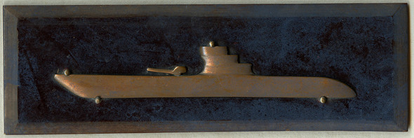Very Cool WWII US Submarine Plaque from Manitowoc Shipbuilding Co Manitowoc WI made by War Worker