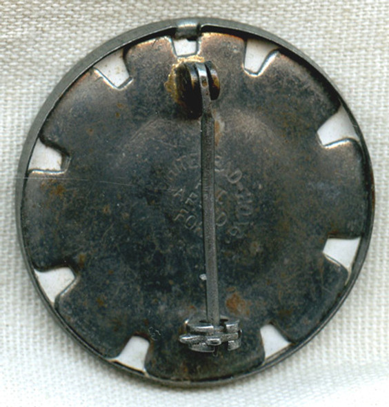 Rare WWII ELCO (Electric Boat Co.) PT Boat Exhaust Shop Maintenance Worker Badge