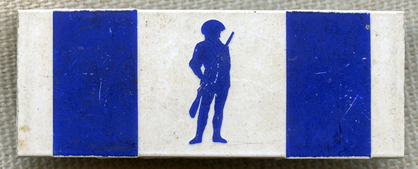 Scarce Ca. 1943 - 44 WWII War Savings Bond Seller Award "Medal Ribbon" in Wartime Shortage Material