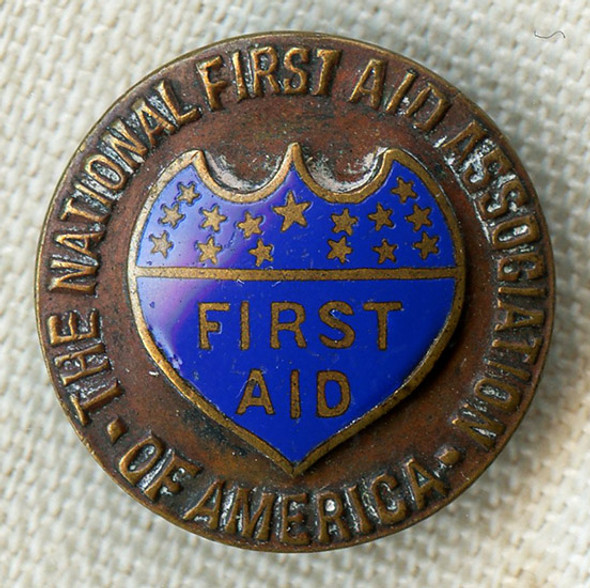 WWI National First Aid Association of America Lapel Pin