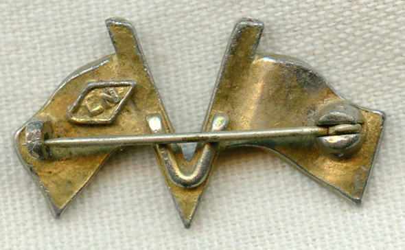 WWII US/British Allies Flag V for Victory Pin by Little Nemo