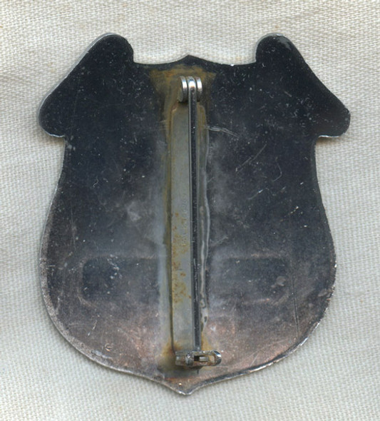 Early 1950s Broome County, New York Civil Defense (Air Raid) Warden Badge<p> NOT AVAILABLE