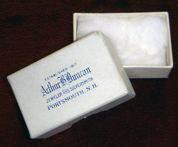 Circa 1910 Arthur B. Duncan Jewelry Box from Portsmouth New Hampshire