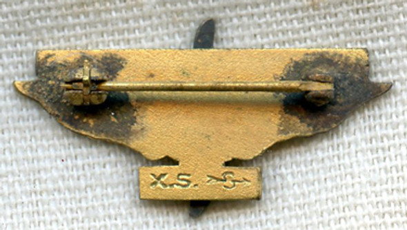 Beautiful Early (Pre-WWI) Chicago Flying Club Lapel Pin