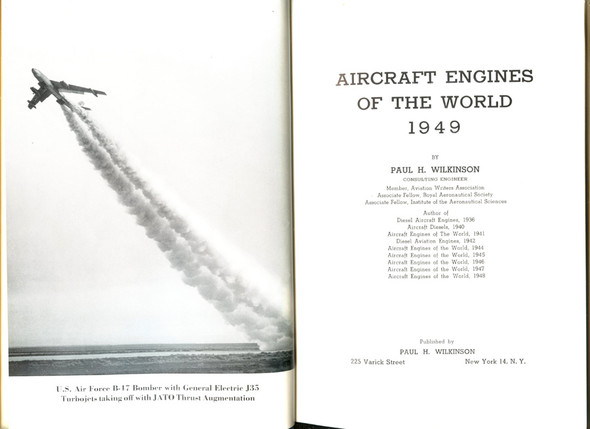 "Aircraft Engines of the World 1949" by Paul H. Wilkinson
