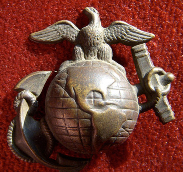 Rare USMC EM Undress Cap EGA M-1892 As Worn in Span-Am War on Slouch Hats