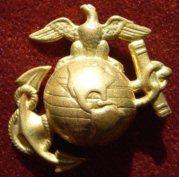 Extremely Rare Early 1890s M1892 USMC Enlisted Man EG&A Kepi / Hat Badge