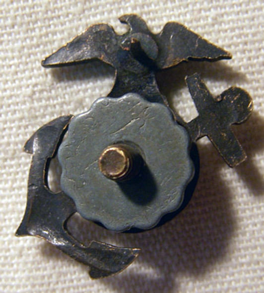 WWII USMC EM EGA Undress Collar Insignia for Wear on Right Collar