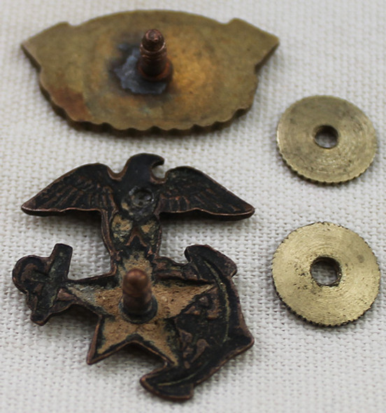 Scarce Vietnam War Era ROK (Republic of Korea) US Marine Corps Insignia Set